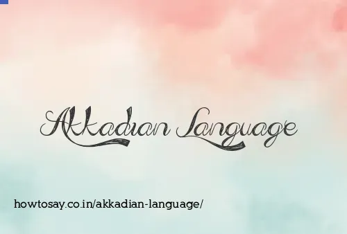 Akkadian Language