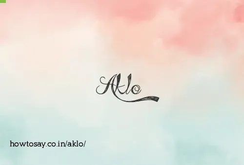 Aklo