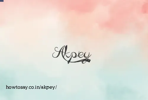 Akpey