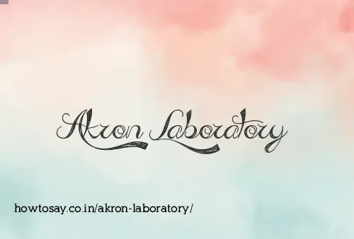 Akron Laboratory