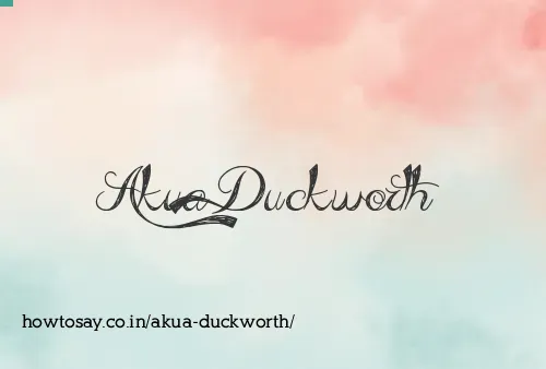 Akua Duckworth