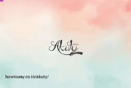 Akuty