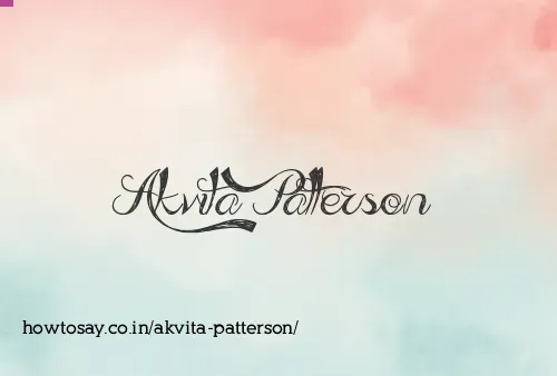 Akvita Patterson