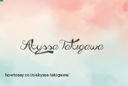 Akyssa Takigawa
