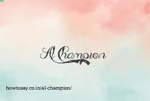 Al Champion
