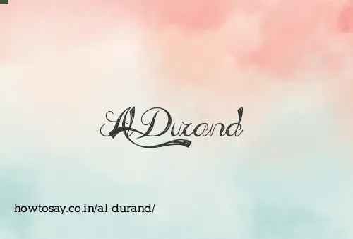 Al Durand
