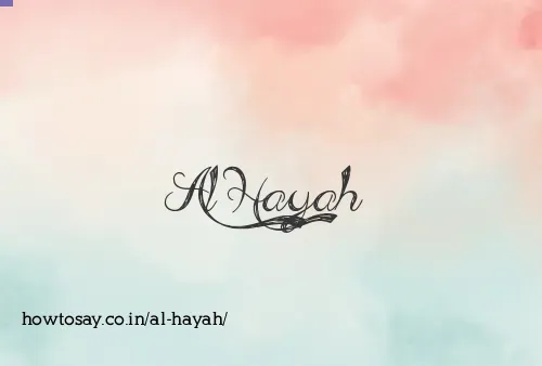 Al Hayah