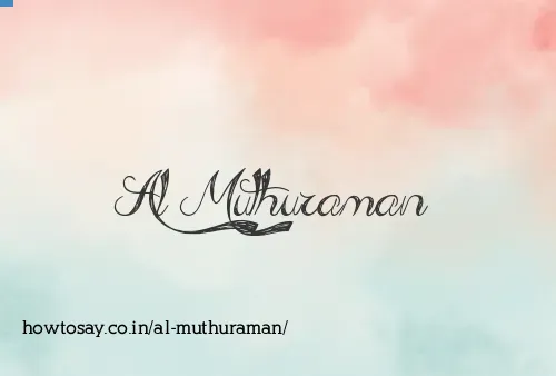 Al Muthuraman