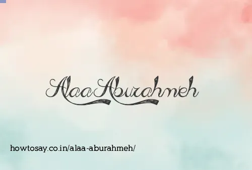 Alaa Aburahmeh