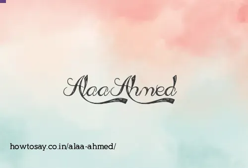Alaa Ahmed