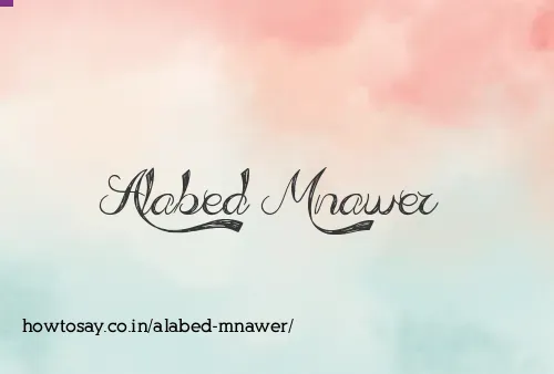 Alabed Mnawer