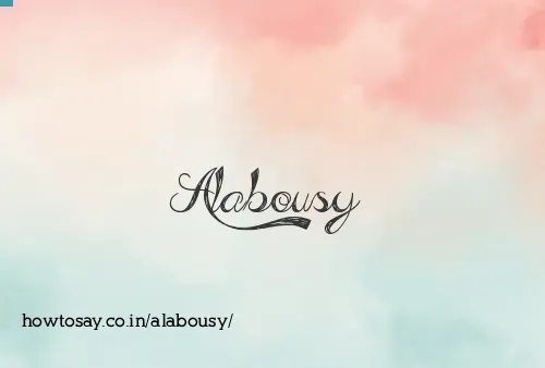 Alabousy