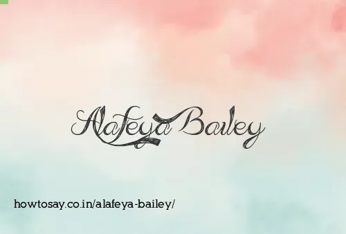 Alafeya Bailey