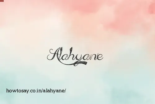 Alahyane
