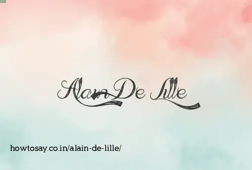 Alain De Lille
