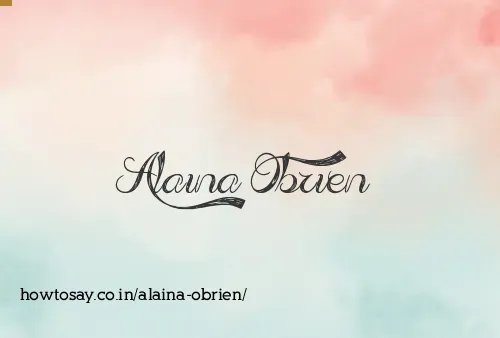 Alaina Obrien
