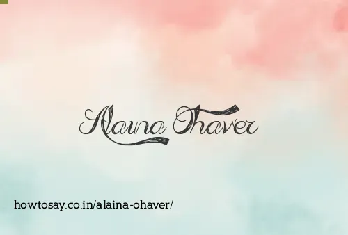 Alaina Ohaver
