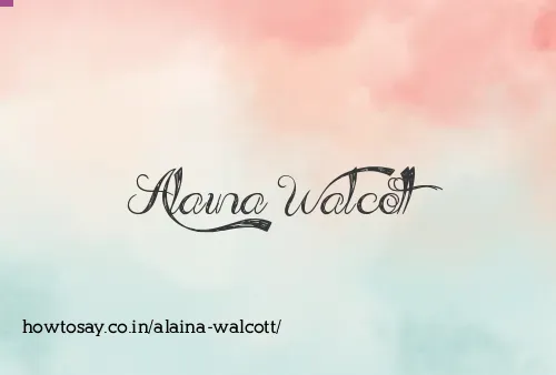Alaina Walcott