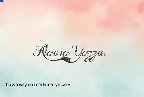 Alaina Yazzie