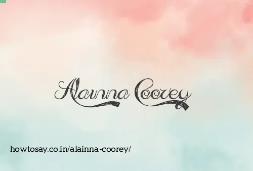 Alainna Coorey