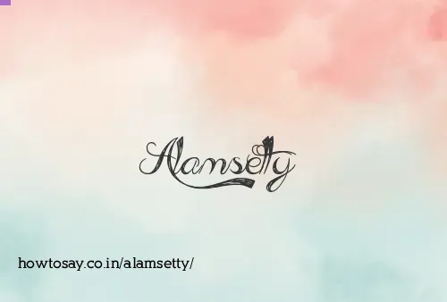 Alamsetty