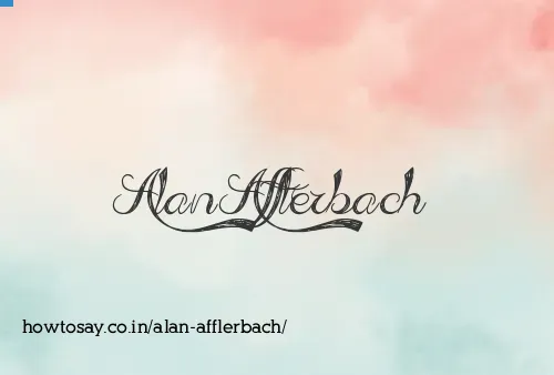 Alan Afflerbach