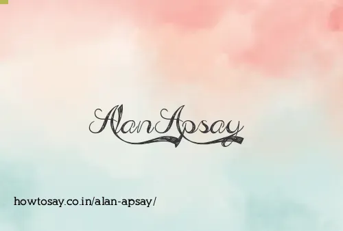 Alan Apsay