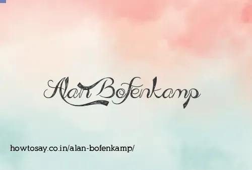Alan Bofenkamp