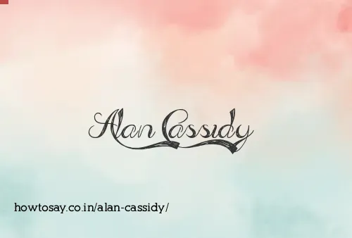 Alan Cassidy