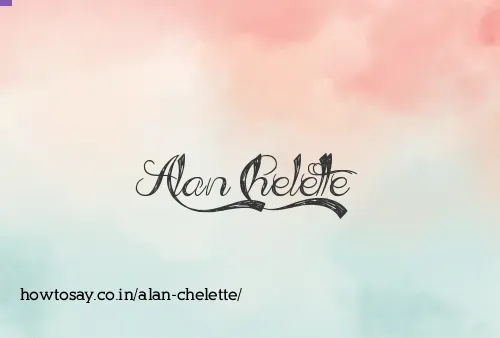 Alan Chelette