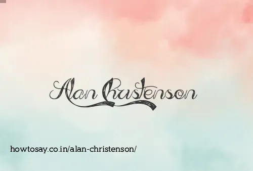 Alan Christenson