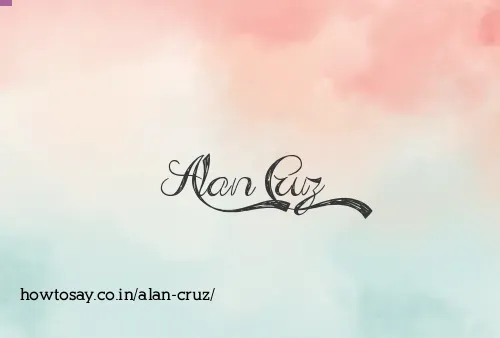 Alan Cruz