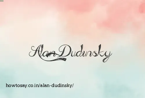 Alan Dudinsky