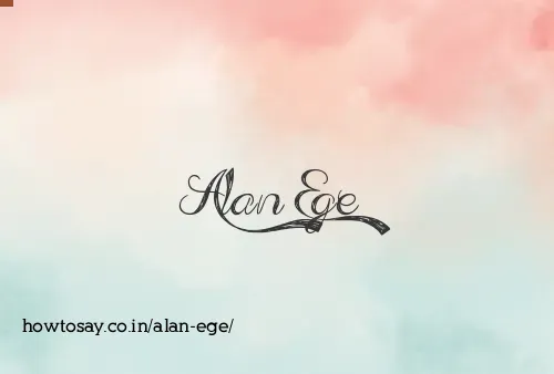 Alan Ege