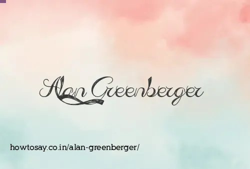 Alan Greenberger