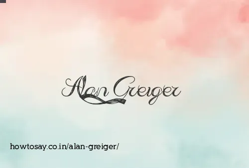 Alan Greiger
