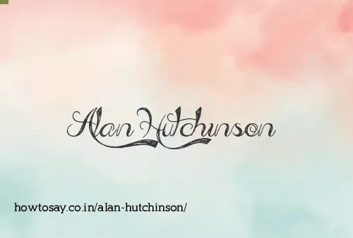 Alan Hutchinson