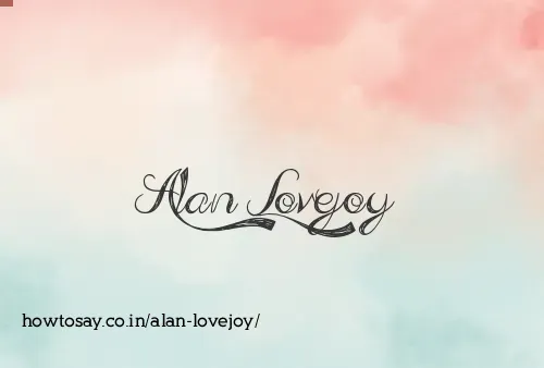 Alan Lovejoy