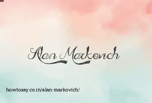 Alan Markovich