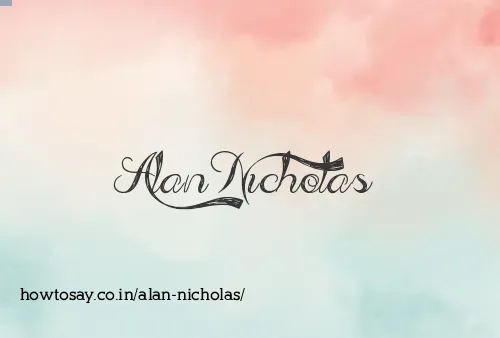 Alan Nicholas