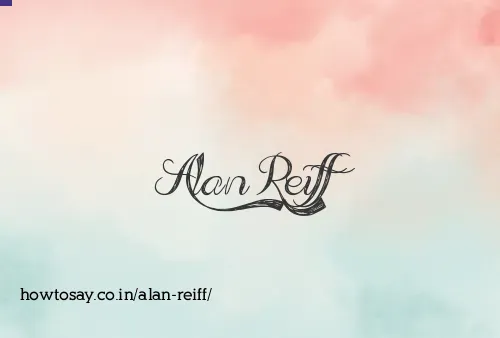 Alan Reiff