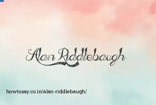 Alan Riddlebaugh