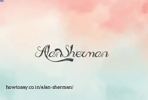 Alan Sherman