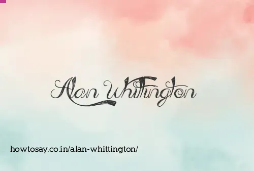 Alan Whittington