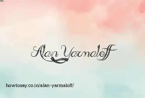 Alan Yarmaloff
