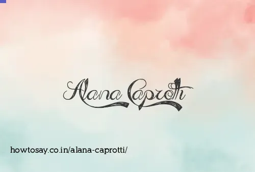 Alana Caprotti
