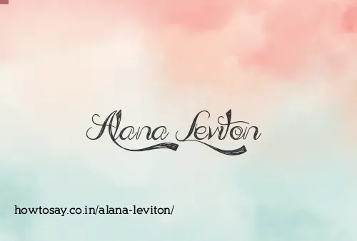 Alana Leviton