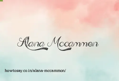 Alana Mccammon