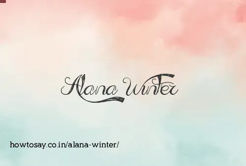 Alana Winter