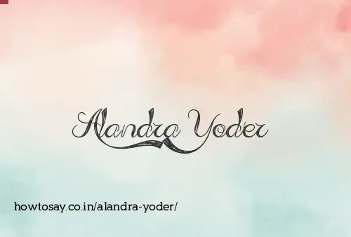 Alandra Yoder